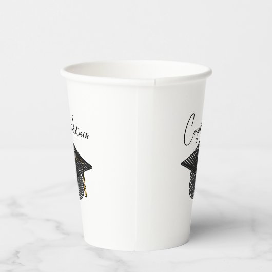 Congratulations Graduation Themed Celebration 紙コップ (右)