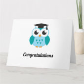 Congratulations graduation wise owl カード (正面)
