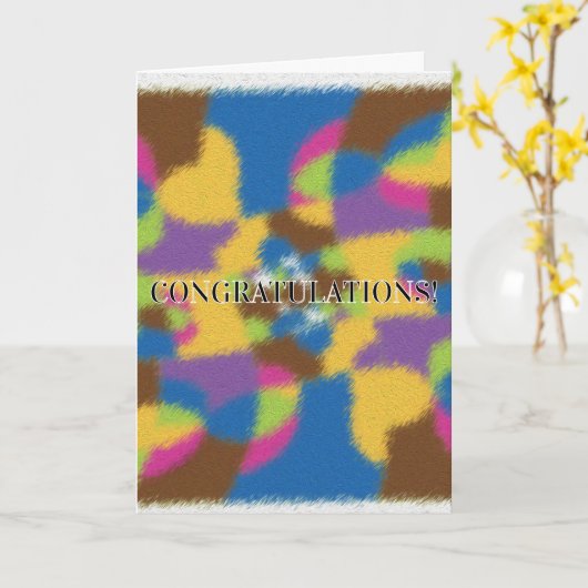 Congratulations Greeting Card! カード (黄色い花)
