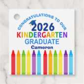 Congratulations Kindergarten Graduate Custom Party フェイバータグ (正面)