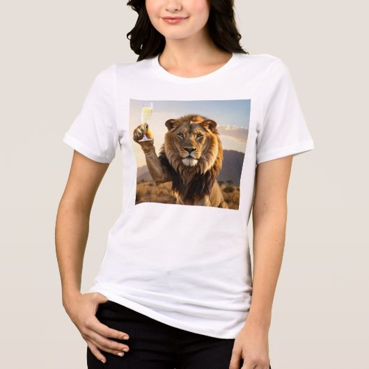 Congratulations Lion トライブレンドTシャツ (正面)