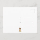 Congratulations Little Girl New Baby Birth Card ポストカード (裏面)