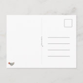 Congratulations Little Girl New Baby Birth Card ポストカード (裏面)