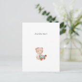 Congratulations Little Girl New Baby Birth Card ポストカード (スタンド正面)