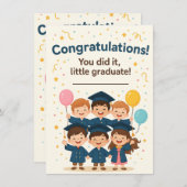 Congratulations Little Graduate Card  (正面/裏面)