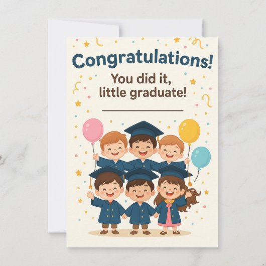Congratulations Little Graduate Card  (裏面)