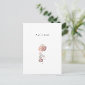 Congratulations Little Mouse New Baby Birth Card ポストカード (スタンド正面)