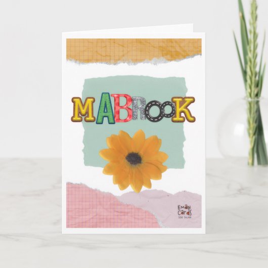 Congratulations - Mabrook カード (正面)