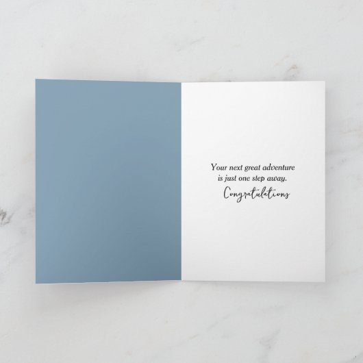 Congratulations Man on Diving Board カード (内部)