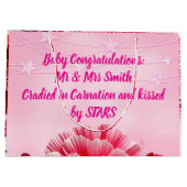 Congratulations Mr. & Mrs. [Name] A Soul In Bloom ラージペーパーバッグ (裏面)