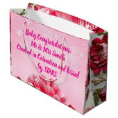 Congratulations Mr. & Mrs. [Name] A Soul In Bloom ラージペーパーバッグ (裏面アングル)