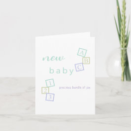 Congratulations New Baby Shower Card Baby カード