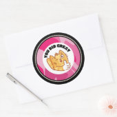 congratulations on a job well done stickers ラウンドシール (封筒)