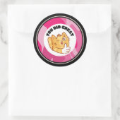 congratulations on a job well done stickers ラウンドシール (バッグ)