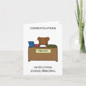 Congratulations on Becoming School Principal カード (正面)