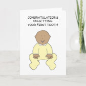Congratulations on First Tooth カード (正面)