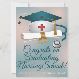Congratulations on Graduating Nursing School Card シーズンカード