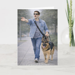 Congratulations on Graduating Your Guide Dog Team  カード