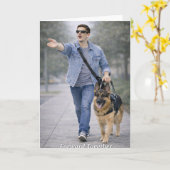 Congratulations on Graduating Your Guide Dog Team  カード (黄色い花)