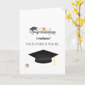 Congratulations on Graduation カード (黄色い花)