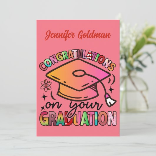 Congratulations on Graduation 招待状 (スタンド正面)