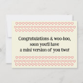 Congratulations On Pregnancy, w. Sample Text, Card (正面)