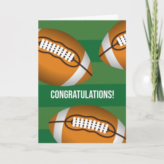 Congratulations on the Big Football Win with Field カード (正面)
