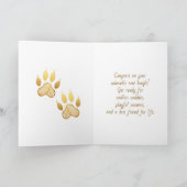 Congratulations on Two New Dogs! Welcome Beagles カード (内部)