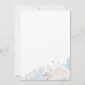 Congratulations on your Baby Boy 招待状 (裏面)