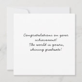 Congratulations On Your Graduation Card 招待状 (裏面)