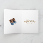 Congratulations on your New Baby Boy カード (内部)