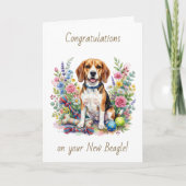 Congratulations on your New Beagle カード (正面)