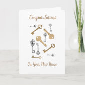 Congratulations on Your New Home KEYS カード (正面)