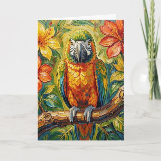 Congratulations on your new Parrot! カード (正面)