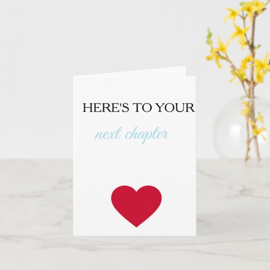 Congratulations on Your Next Chapter Card カード (黄色い花)