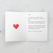 Congratulations on your Pregnancy, Custom Text カード (内部)