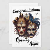 Congratulations on Your Theater Opening Night サンキューカード (正面/裏面)