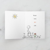 Congratulations on your unexpected retirement カード (内部)