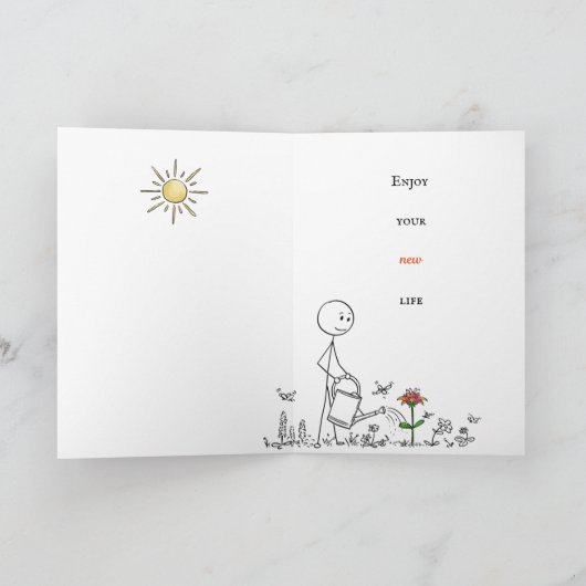 Congratulations on your unexpected retirement カード (内部)