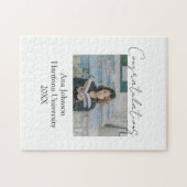 Congratulations photo graduate name university yea ジグソーパズル (横)