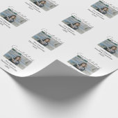 Congratulations photo graduate name university yea ラッピングペーパー (角)