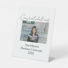 Congratulations photo graduate name university yea 台座サイン