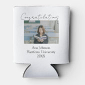 Congratulations photo graduate name university yea 缶クーラー (正面)