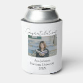 Congratulations photo graduate name university yea 缶クーラー (缶裏面)