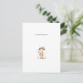 Congratulations Pirate New Baby Birth Card ポストカード (スタンド正面)