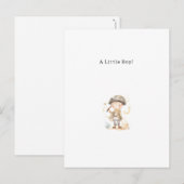 Congratulations Pirate New Baby Birth Card ポストカード (正面/裏面)