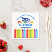 Congratulations Preschool Graduate Custom Party スタンダードカクテルナプキン (インサイチュ)