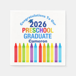 Congratulations Preschool Graduate Custom Party スタンダードカクテルナプキン