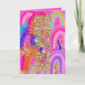 Congratulations Sequin カード (正面)