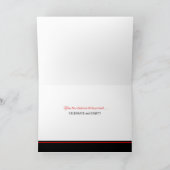 Congratulations to Grad Parents Rolled Diploma カード (内部)